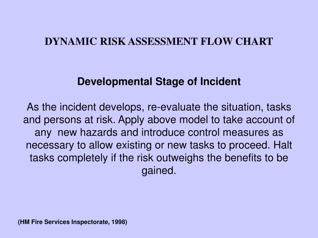 PPT - An insight into the application of Dynamic Risk Assessment