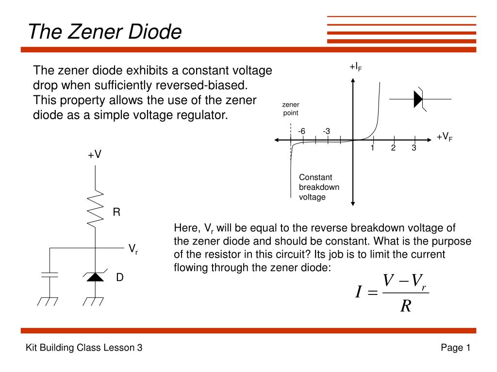 zener diode presentation pdf download