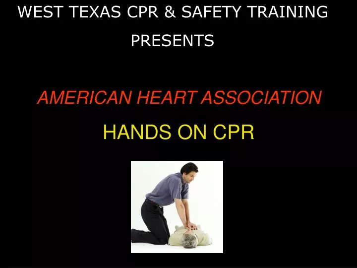american heart association hands on cpr n.