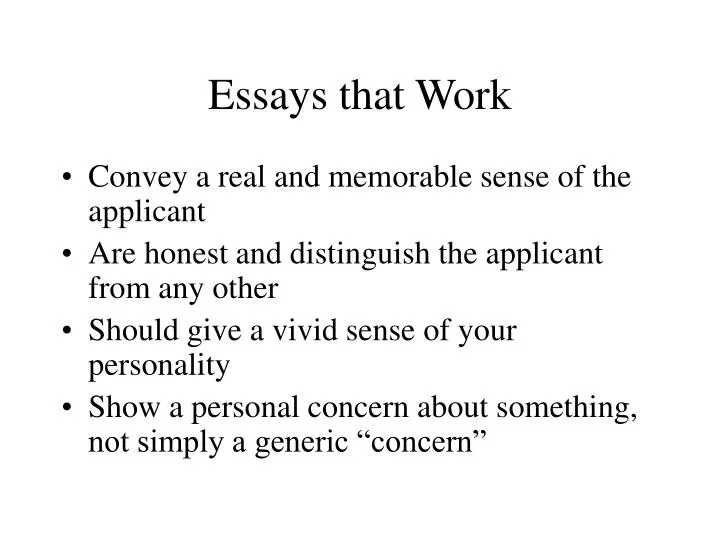 essays that work.com