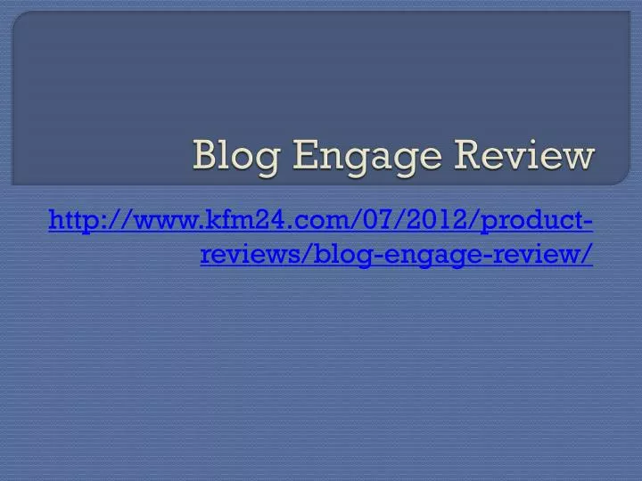 blog engage review n.