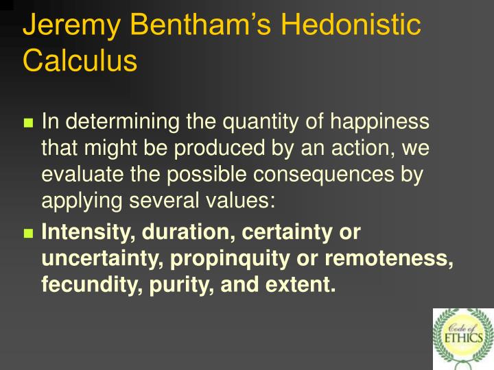hedonic calculus example hedonic calculus example