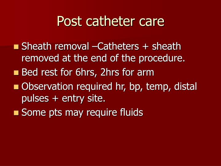 PPT Cardiac Catheterization Studies PowerPoint Presentation ID220659