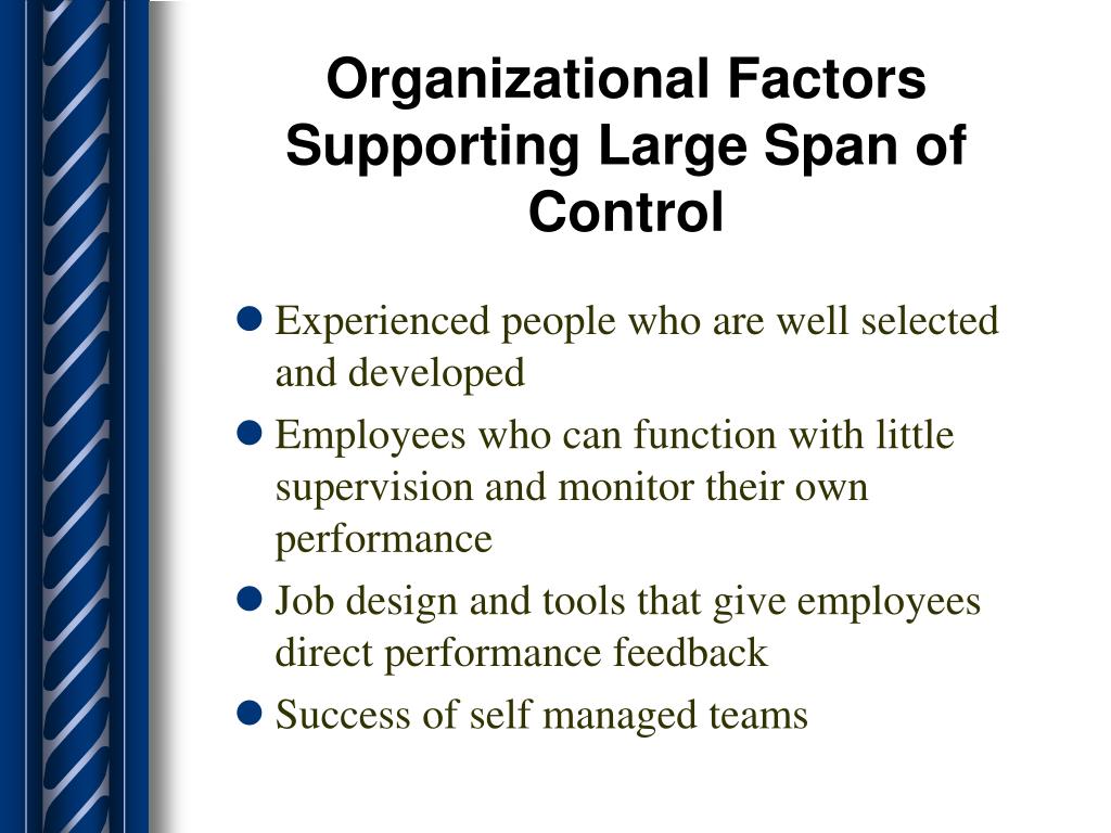 Ppt Assessing Your Organizational Span Of Control Powerpoint