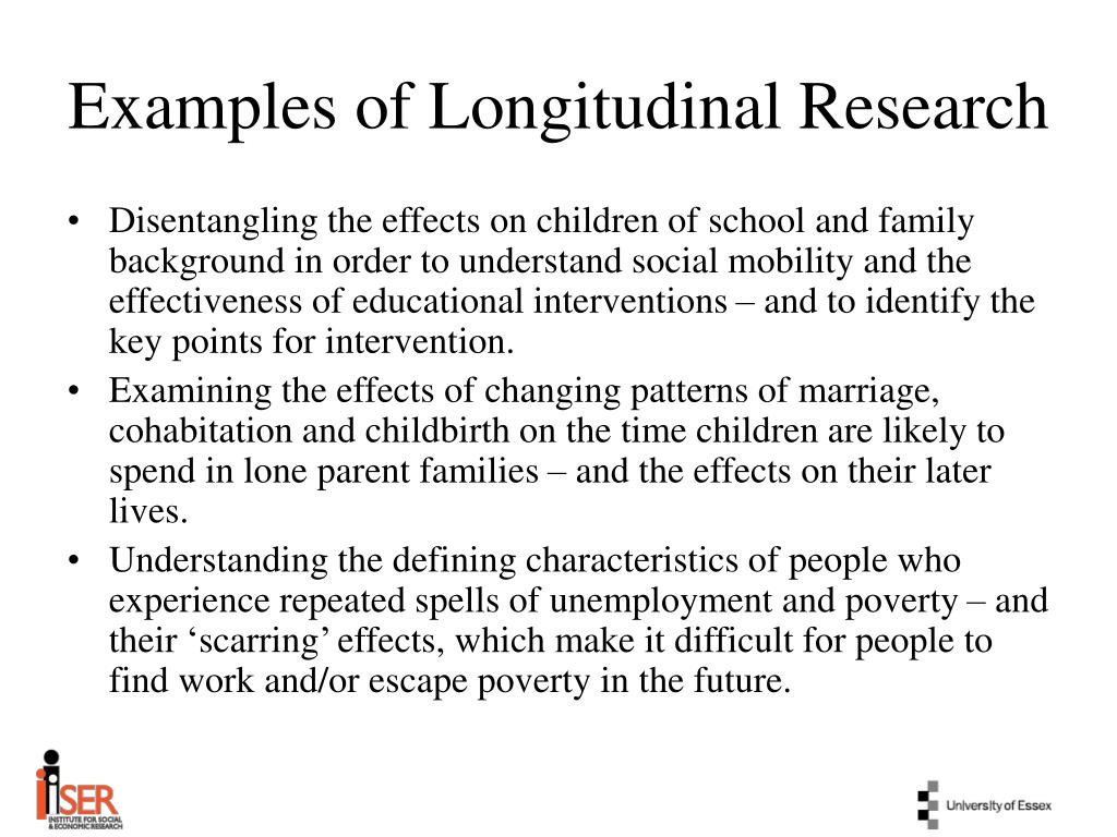 example for longitudinal research