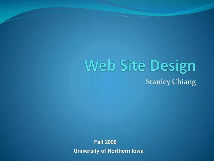 web site design n.