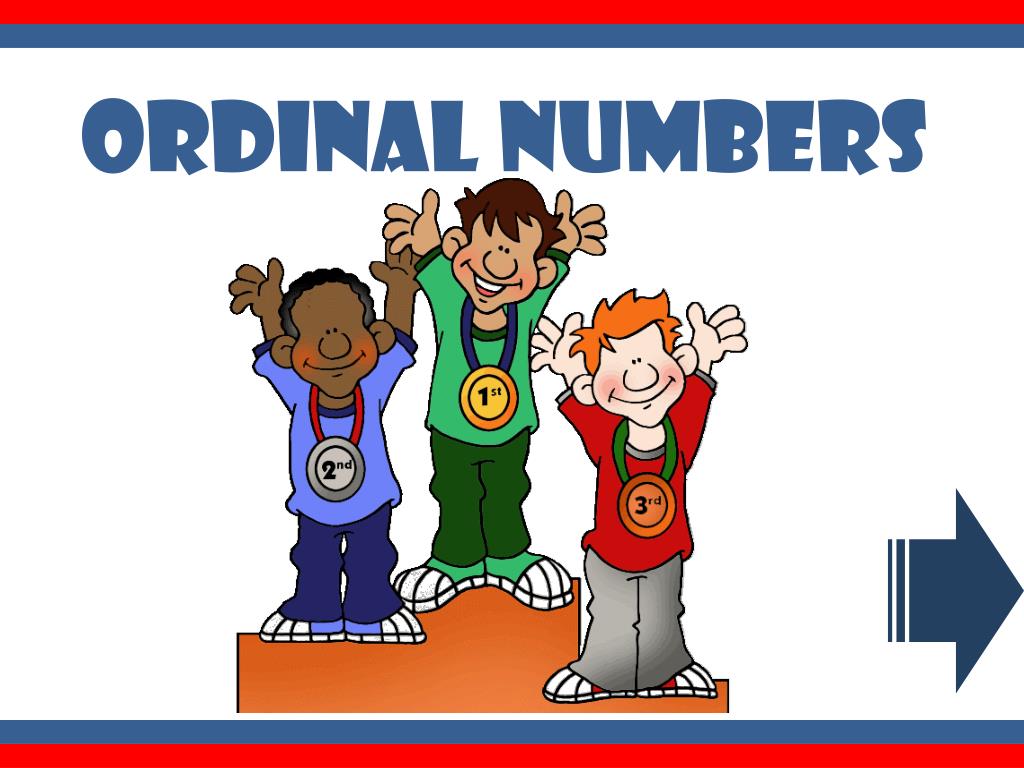 ordinal numbers presentation