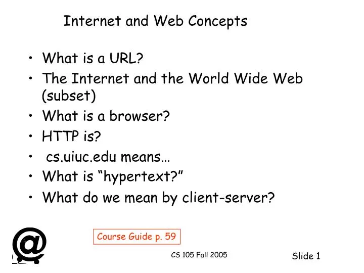 internet and web concepts n.