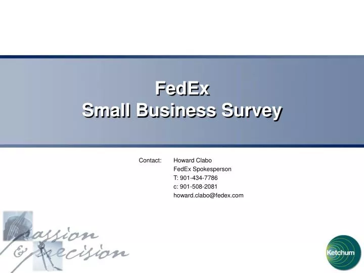fedex small business survey n.
