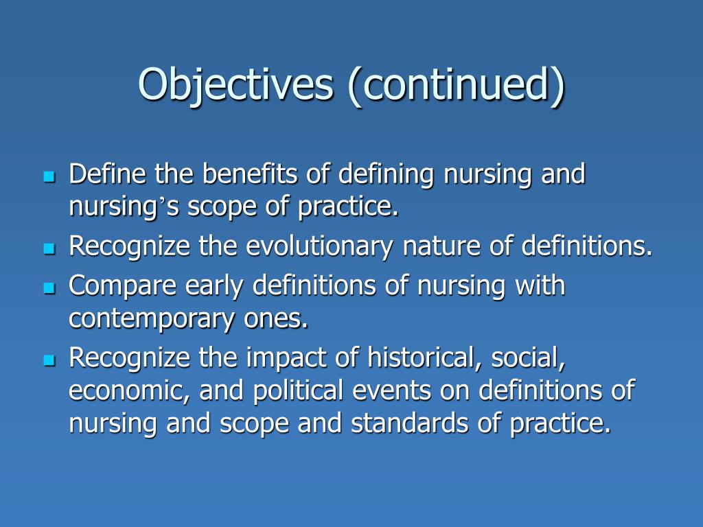 nursing research objectives