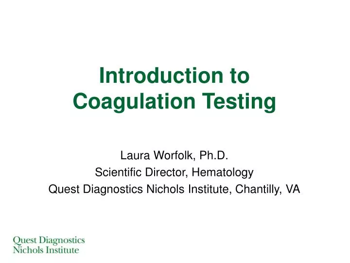 istat coagulation testing istat coagulation testing