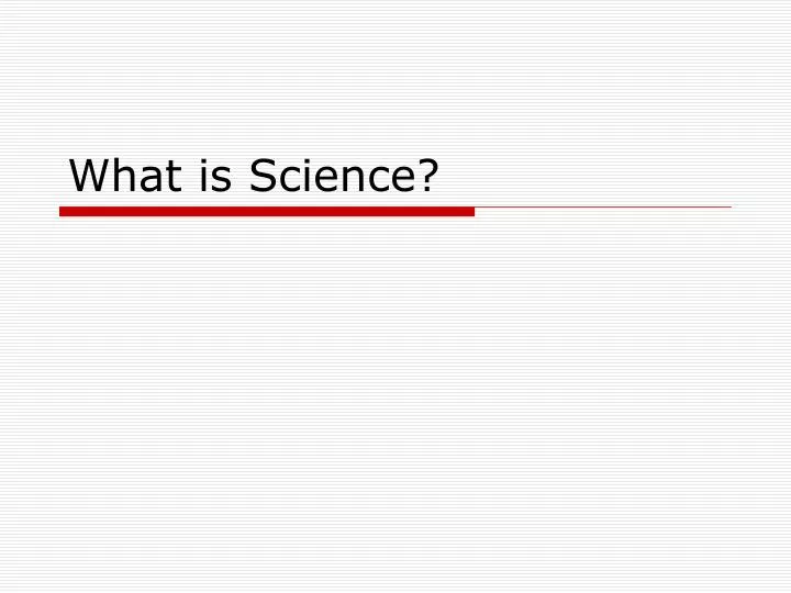 what is science n.