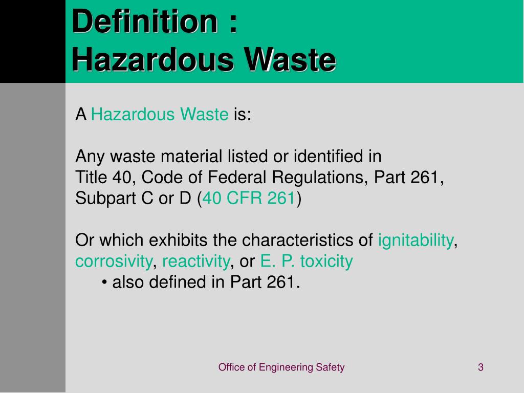 PPT Hazardous Waste Disposal Training PowerPoint Presentation, free