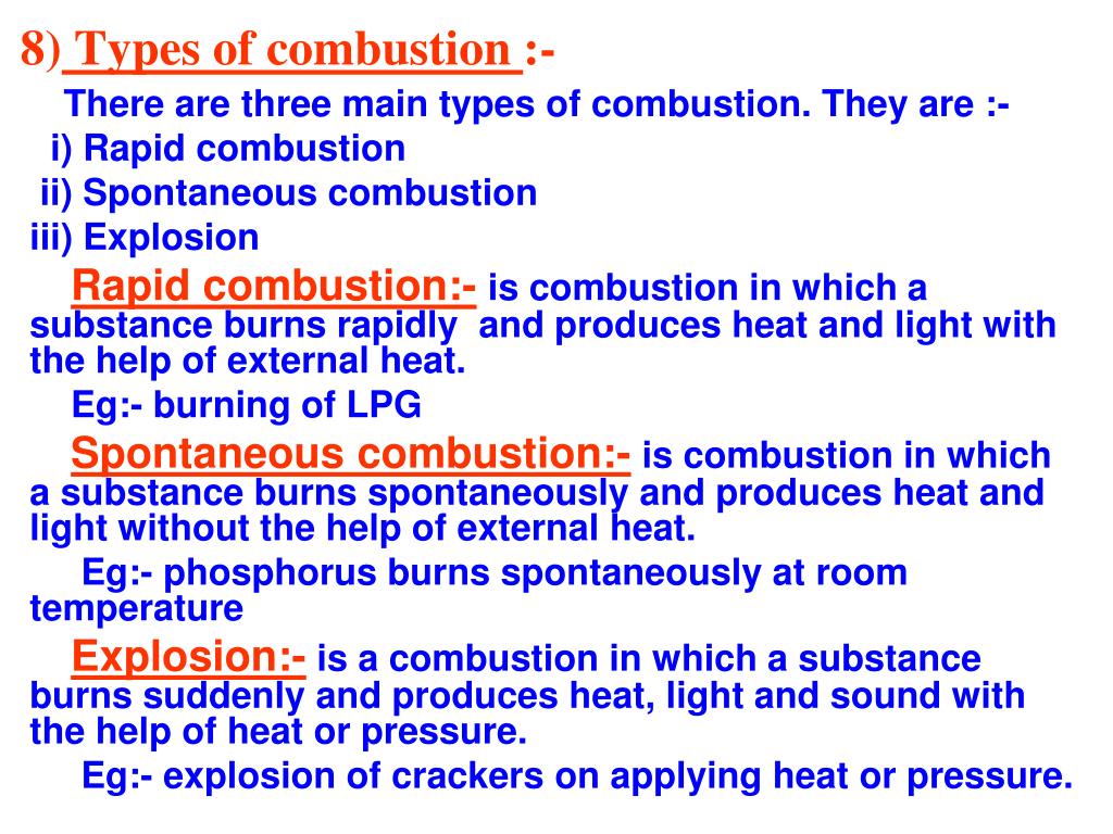 PPT CHAPTER 6 COMBUSTION AND FLAME PowerPoint Presentation Free 