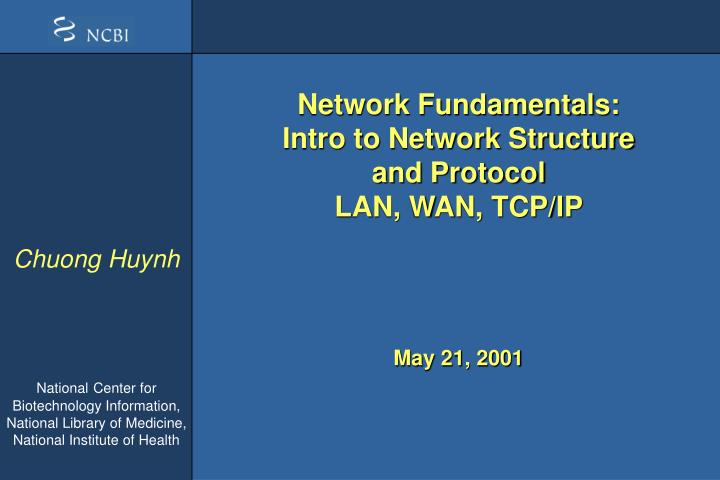 network fundamentals intro to network structure and protocol lan wan tcp ip n.