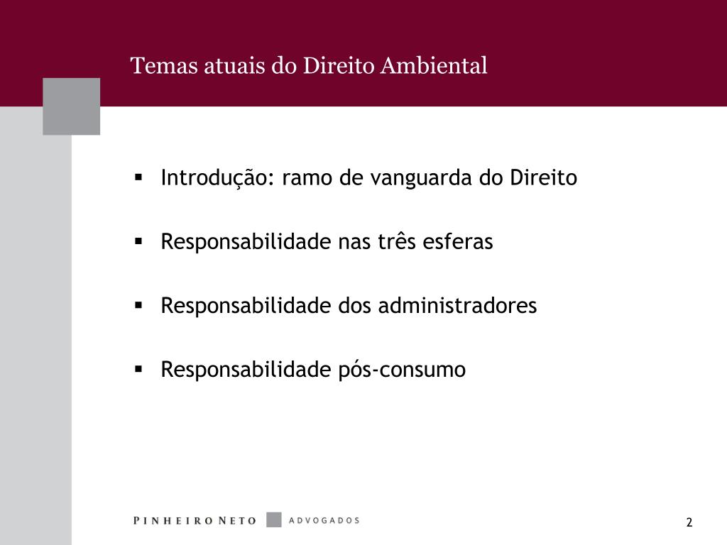 PPT - Temas Atuais do Direito Ambiental Fernando Botelho Penteado de Castro  PowerPoint Presentation - ID:225997
