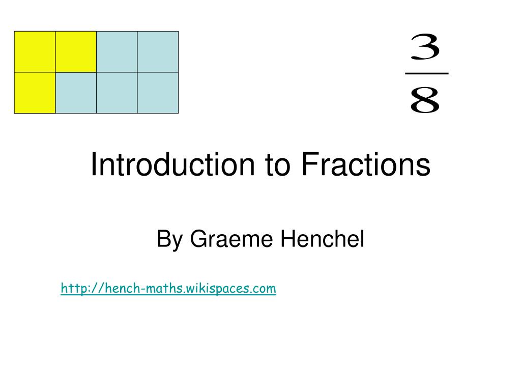 Ppt introduction to fractions powerpoint presentation free download
