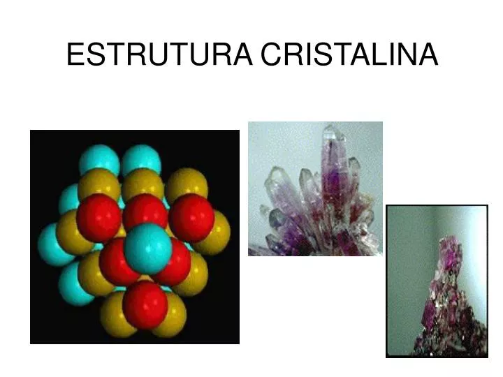 estrutura cristalina n.