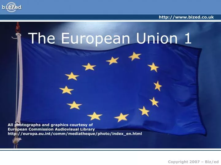 the european union 1 n.