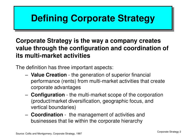 What Is The Difference Between Business Strategy And Corporate Strategy