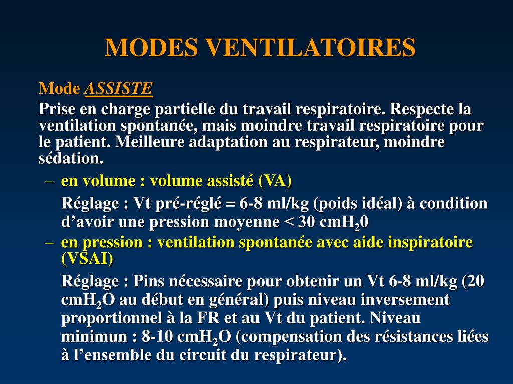 PPT - LA VENTILATION ARTIFICIELLE PowerPoint Presentation - ID:228505