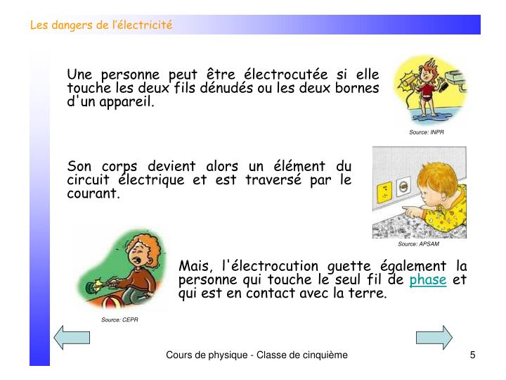 Les Dangers De L'électricité Cycle 2 PPT - Les dangers de l’électricité PowerPoint Presentation - ID:228509