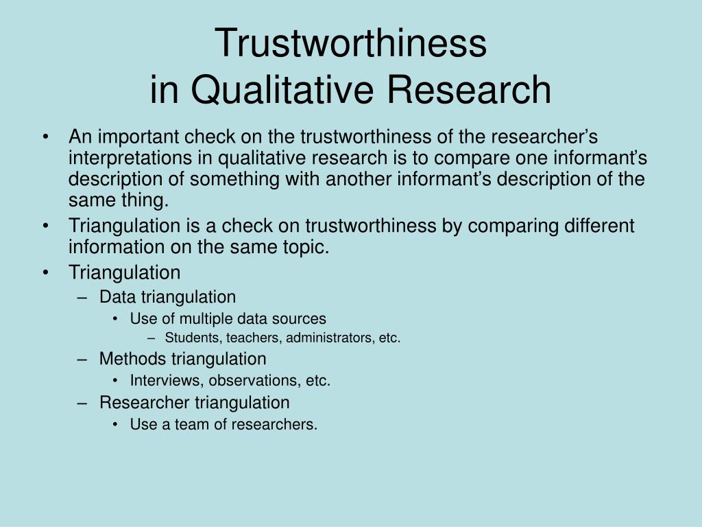 PPT - Qualitative Research PowerPoint Presentation, free ...

