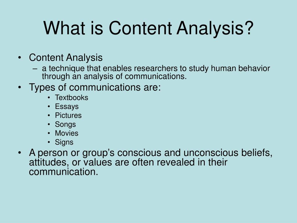 qualitative research on content analysis