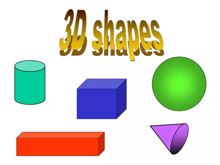 presentation on 3d shapes