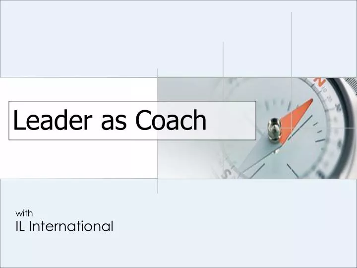 leader as coach n.