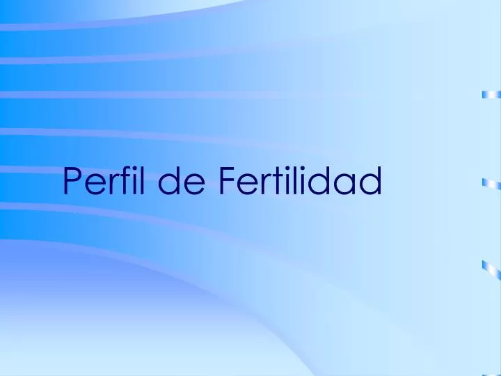 perfil de fertilidad n.