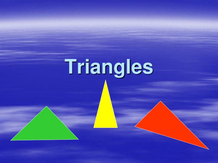 triangles n.