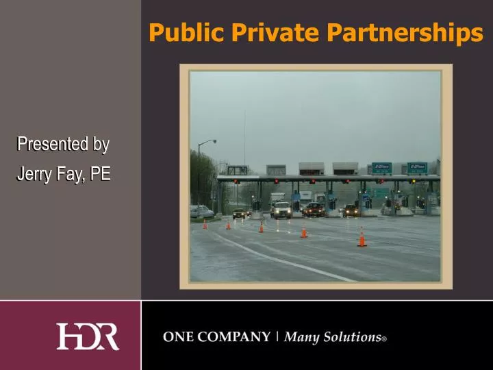 public private partnerships n.