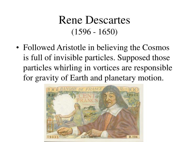 descartes aristotle descartes aristotle