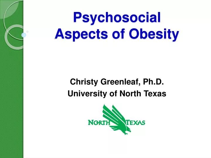 psychosocial aspects of obesity n.