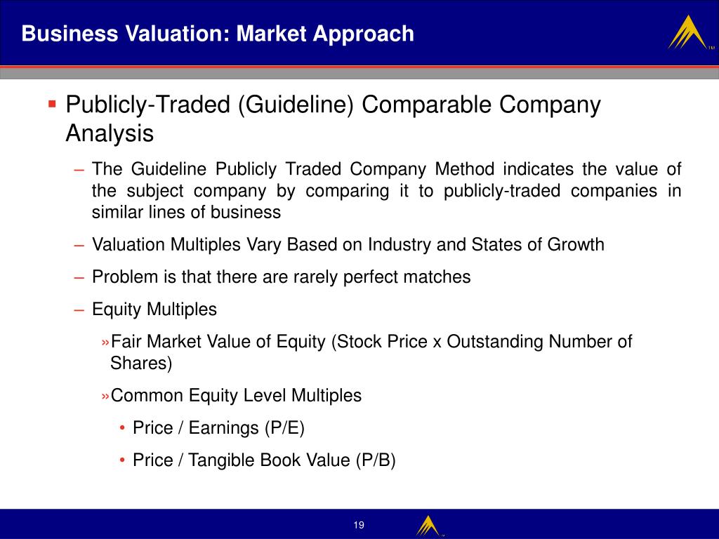 Private value. Valuation: the Market approach. Business Valuation methods. What is acquisition Comparables Valuation.