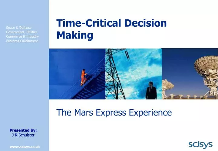 time critical decision making n.