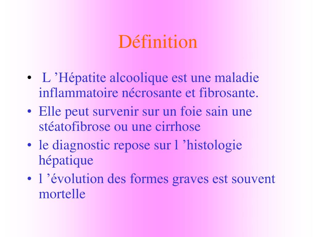 PPT - HEPATITE ALCOOLIQUE PowerPoint Presentation, free download - ID ...