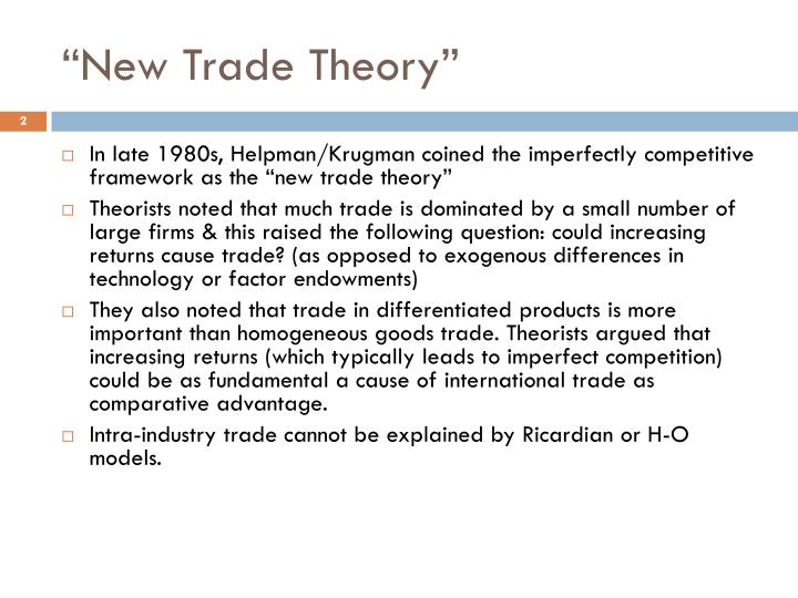 new trade theory definition