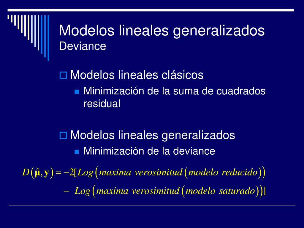 PPT - Modelos lineales generalizados PowerPoint Presentation, free download  - ID:232735