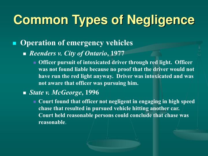 what are the two types of causation for negligence