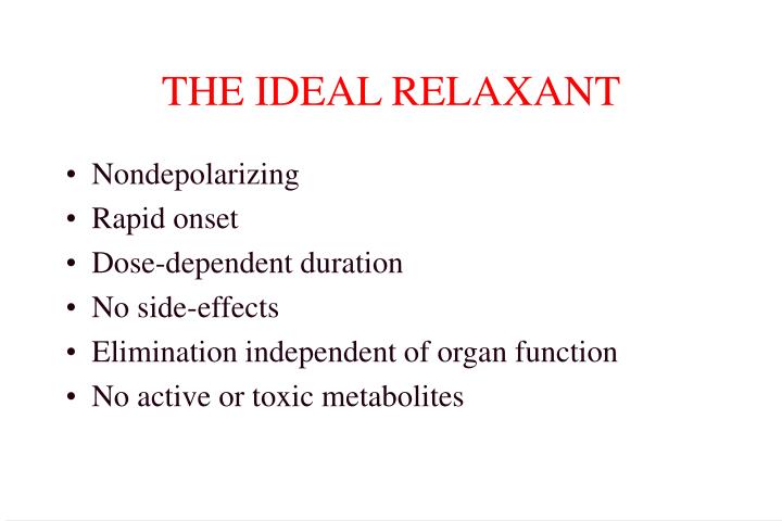 PPT - CLINICAL PHARMACOLOGY OF NEUROMUSCULAR BLOCKING PPT - CLINICAL PHARMACOLOGY OF NEUROMUSCULAR BLOCKING