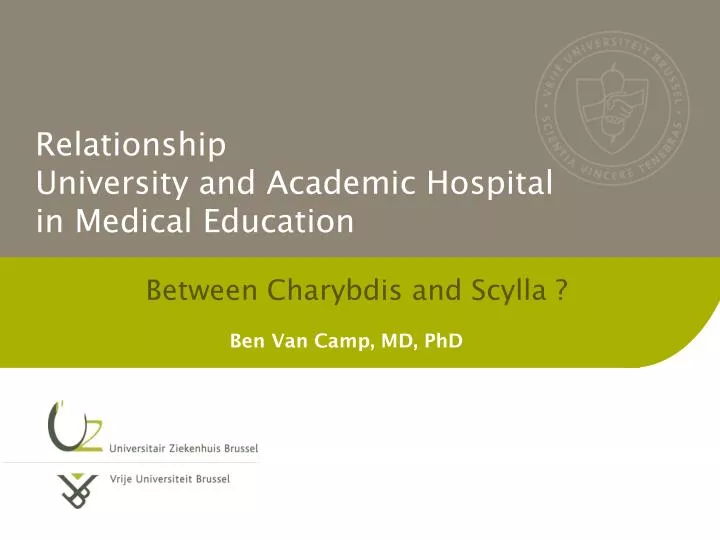 relationship university and academic hospital in medical education n.