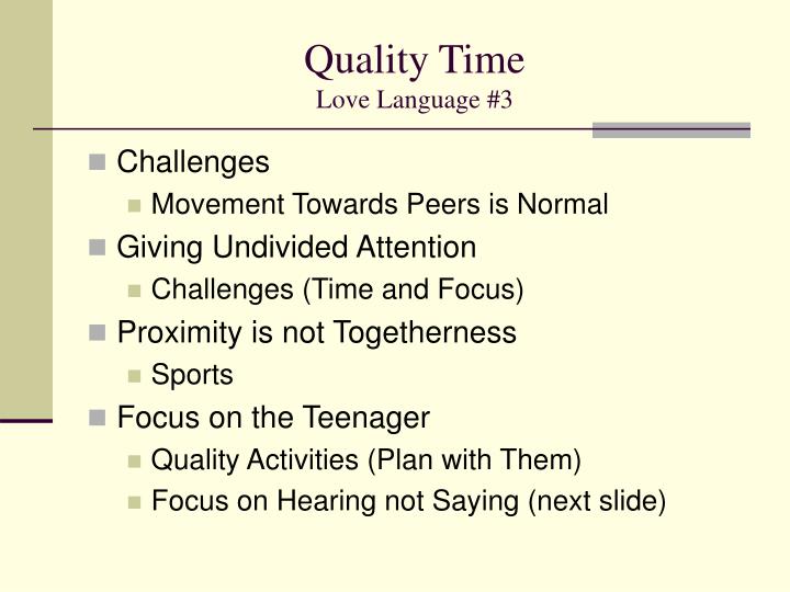 Quality Timelove Language 3 Quality Timelove Language 3