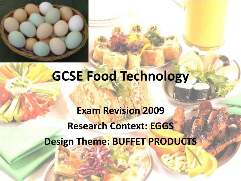 food technology gcse coursework