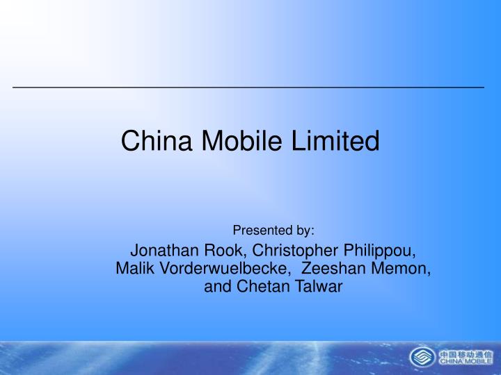 china mobile limited n.
