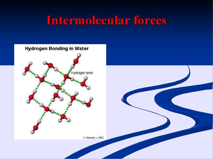 intermolecular force n.