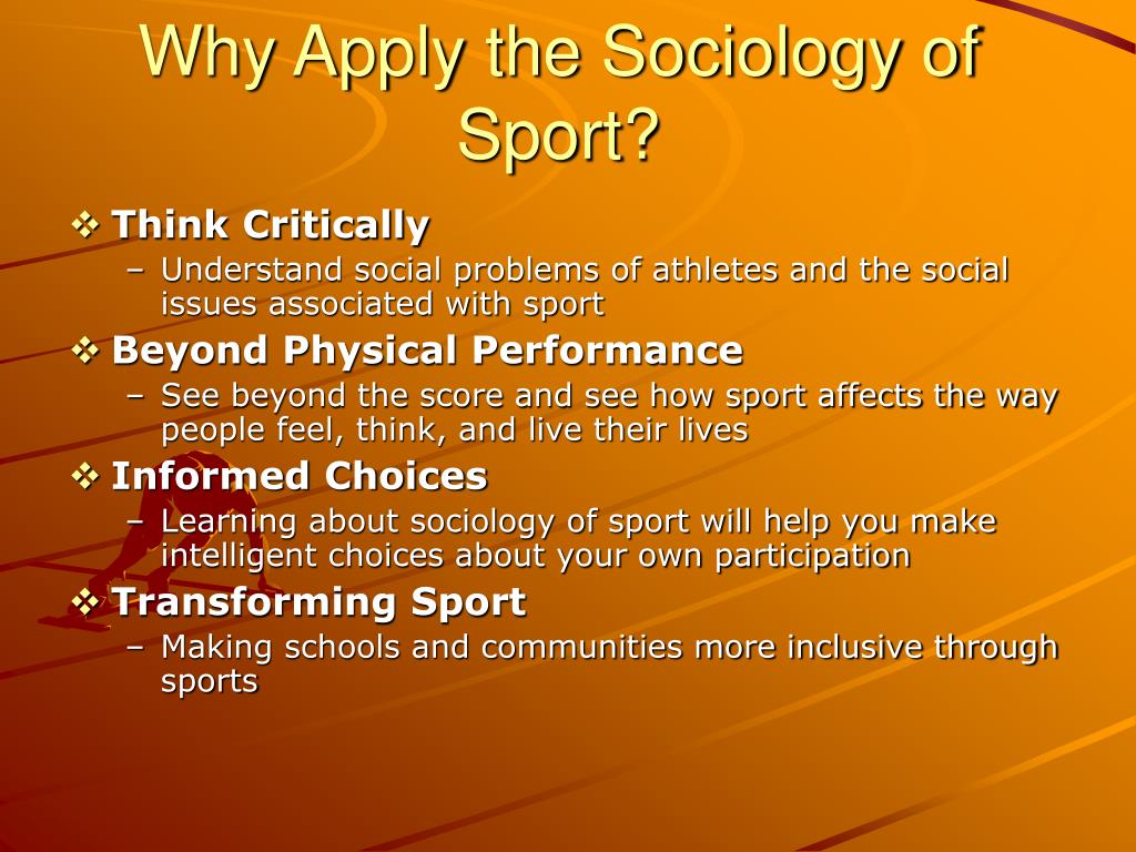 research topics in sport sociology