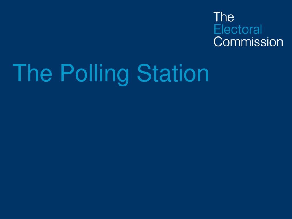 PPT Polling Station Staff Briefing Session PowerPoint Presentation