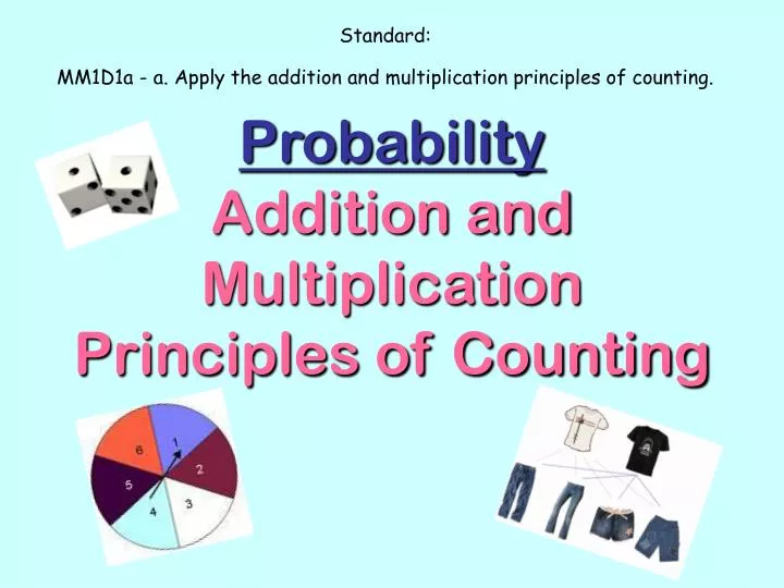 PPT Probability Addition and Multiplication Principles Of Counting PowerPoint Presentation 